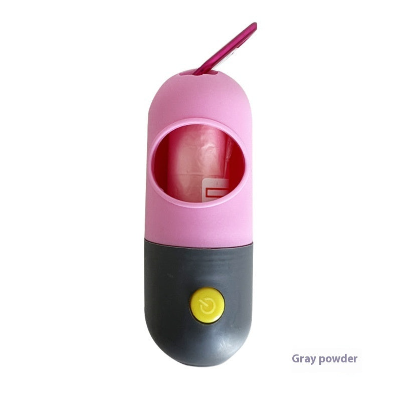 BD Warp™ Night-Glow LED Dog Poop Bag Dispenser + Leash Clip
