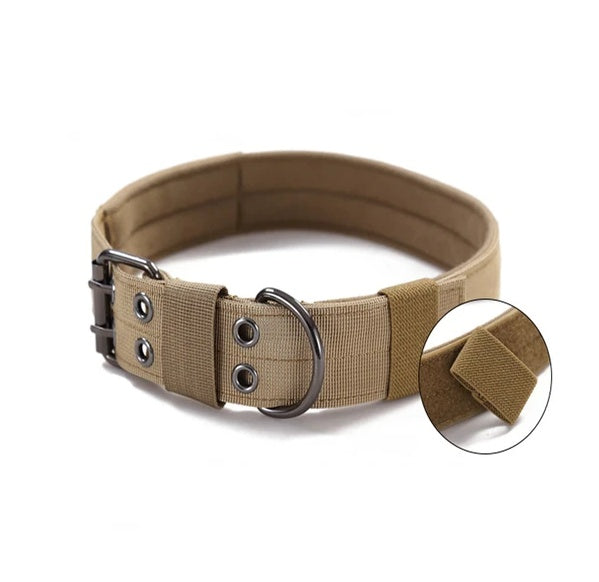 BD Warp™ Heavy-Duty K9 Tactical Military Dog Collar with Metal Buckle