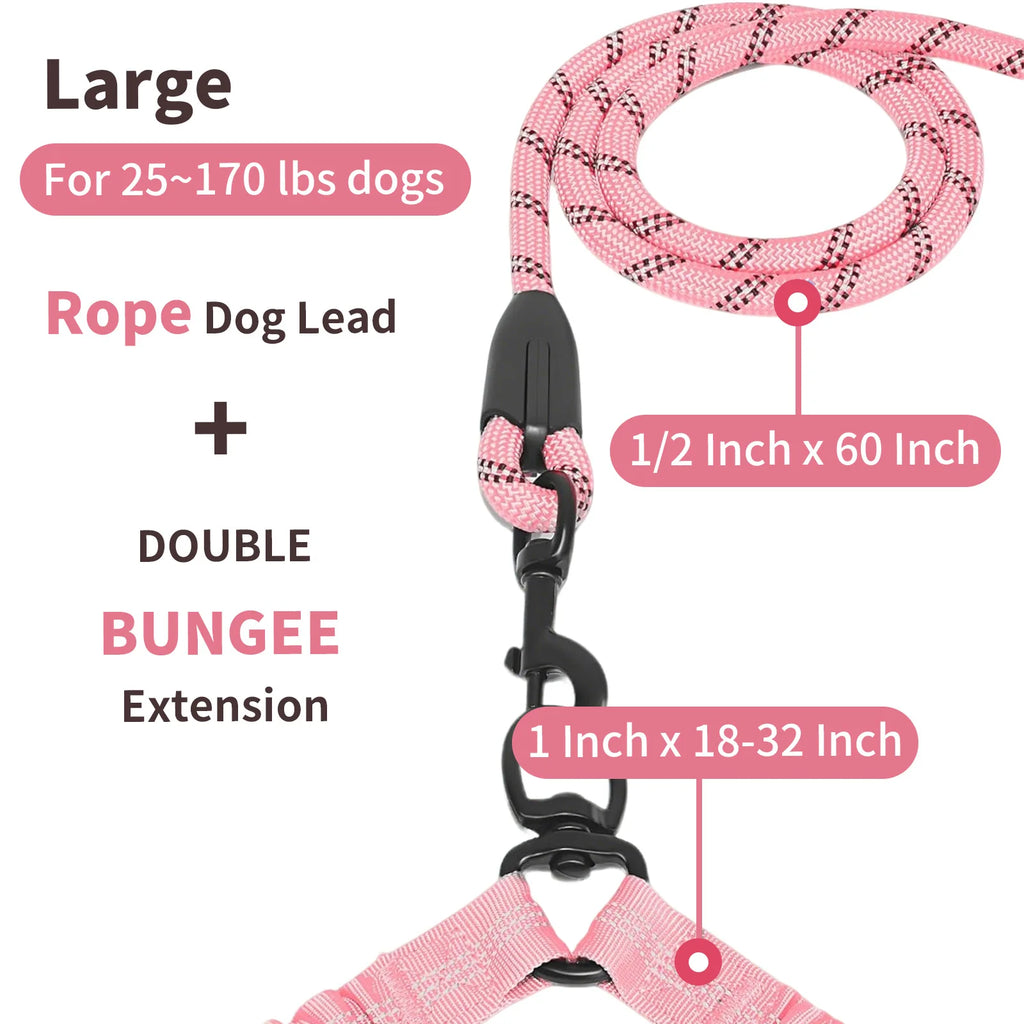 Personalized Design Outdoor Double Pet Traction Rope Two Dog Rope Leash With Light Retractable Belt Portable Rotation Pet Rope