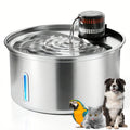 Smart Pet Fountain Pir-sensing Automatic Adjustable Cat Water Drinking Stainless Steel 3.2L Cat Drinking Fountain for Cats Dogs