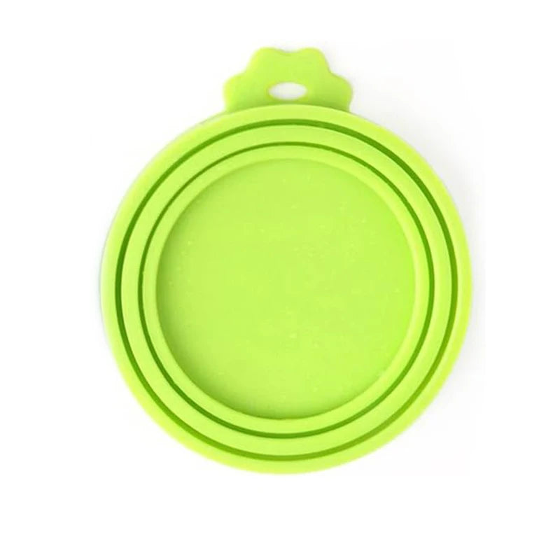 Silicone Pet Food Can Covers Lids for Dog & Cat Travel Bowls BPA Free Dishwasher Safe Food Grade