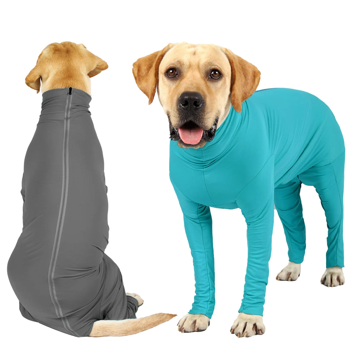 Pet Recovery Suit for Dogs Anti-Shedding Calming Shirt Breathable Elastic Nylon Spandex Bodysuit for Post-Op & Daily Use