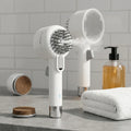 2-in-1 Luxury Plastic Rechargeable Deshedding & Mist Massage Brush for Dogs & Cats Bathing Bathroom Use