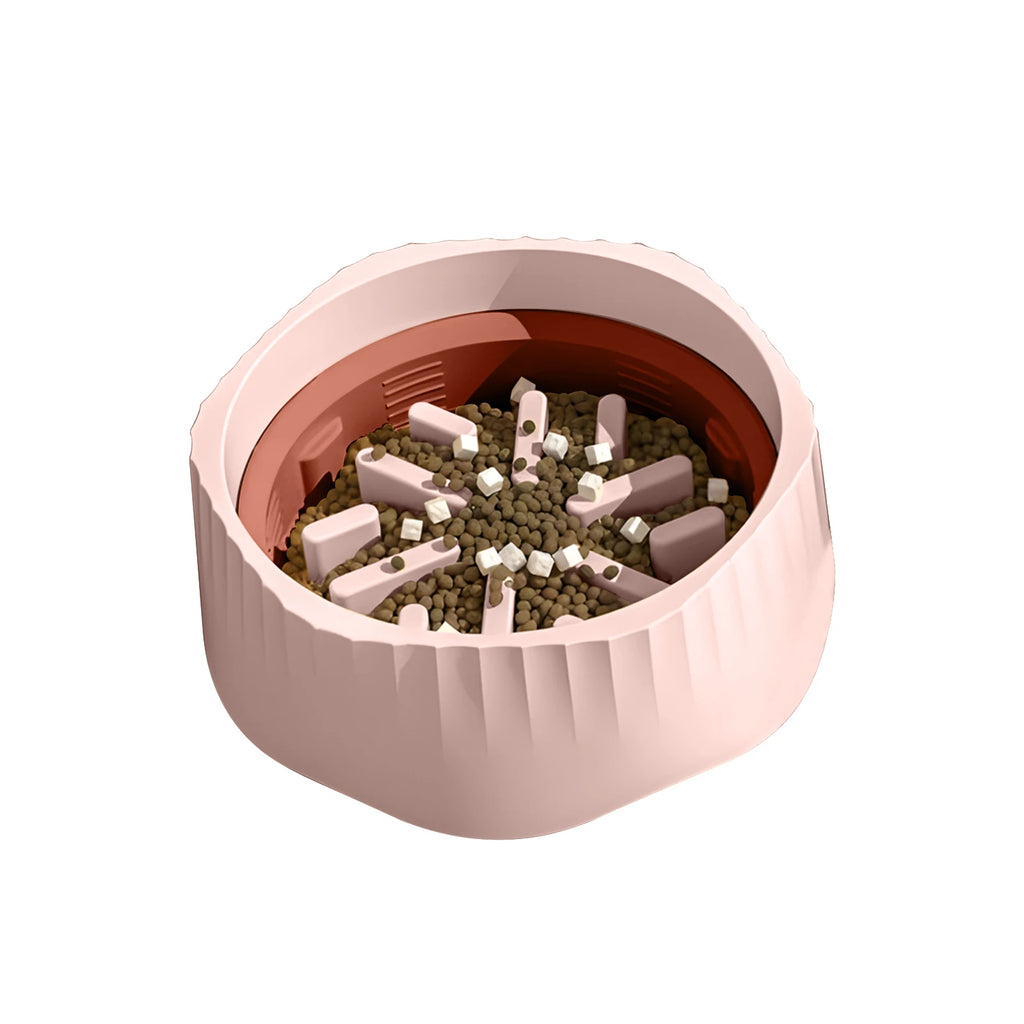 Dual Purpose Pet Slow Feeder Bowl Maze Anti Vomiting Cat Food Dish Non Slip US in Stock Wholesale Dropship