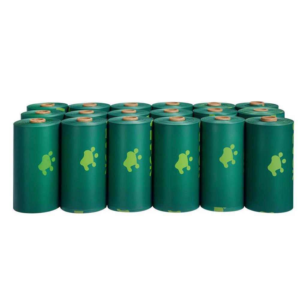 270 Count Dog Poop Bags 13 X 9 Inch Sturdy Thick Biodegradable HDPE Waste Bag Refill Rolls Leak-Proof Unscented Waste Disposal