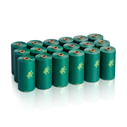 270 Count Dog Poop Bags 13 X 9 Inch Sturdy Thick Biodegradable HDPE Waste Bag Refill Rolls Leak-Proof Unscented Waste Disposal
