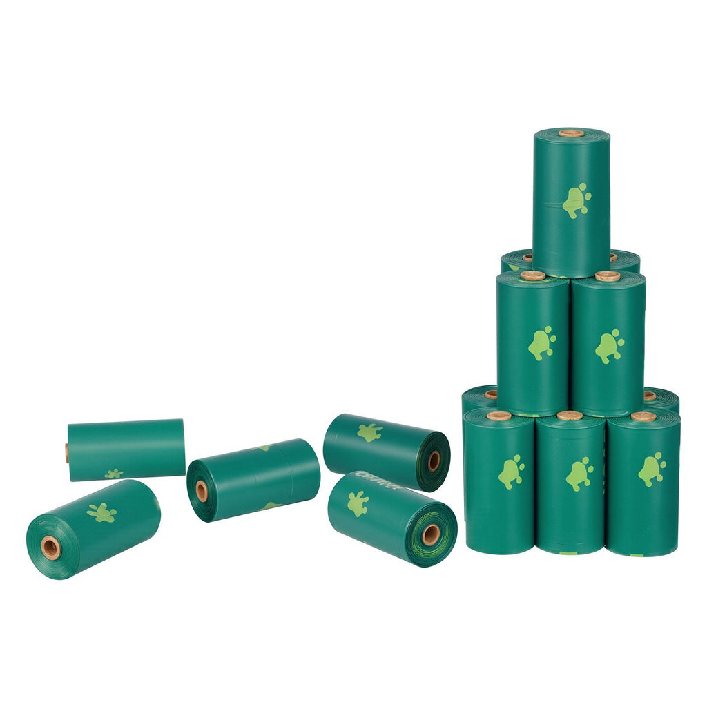 270 Count Dog Poop Bags 13 X 9 Inch Sturdy Thick Biodegradable HDPE Waste Bag Refill Rolls Leak-Proof Unscented Waste Disposal