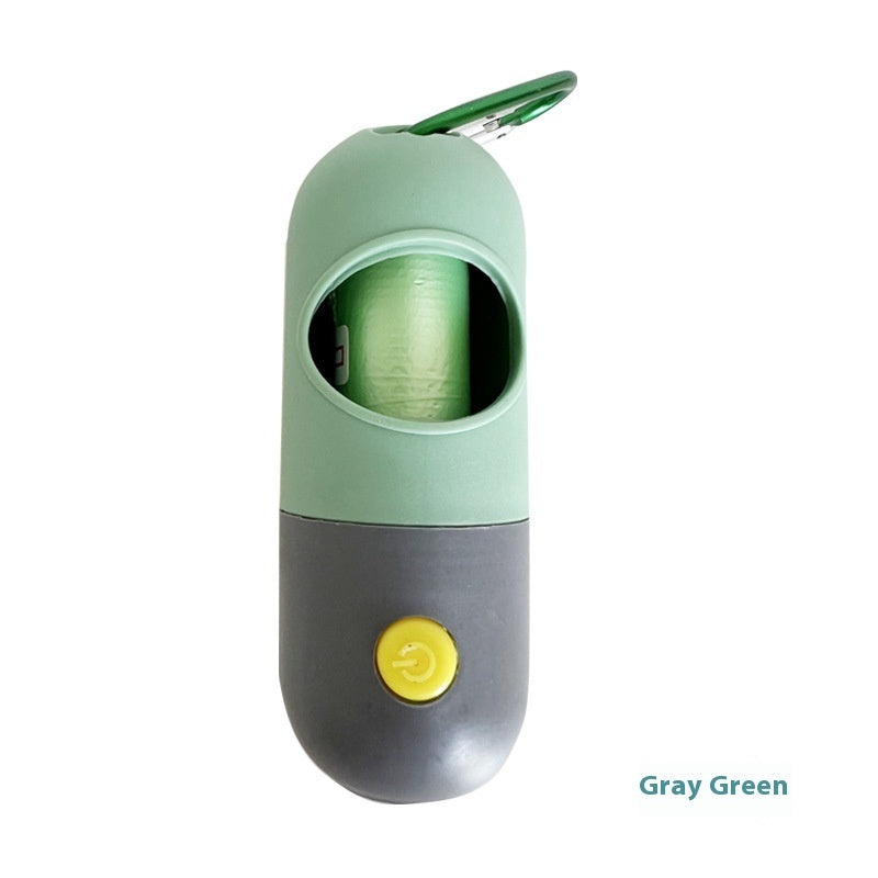 BD Warp™ Night-Glow LED Dog Poop Bag Dispenser + Leash Clip